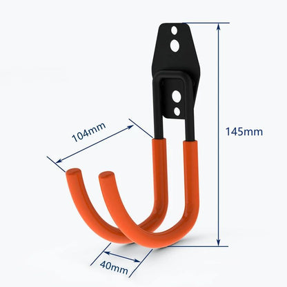 Wall Mount Bicycle Hanger Hooks Heavy Duty Storage Hook for Garage Ladders  Garden Tools