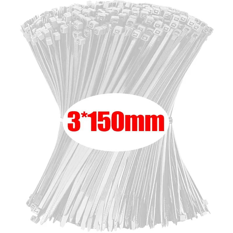 Heavy Duty Nylon Cable Ties Locking Reusable Wire Zip Ties for Home Office  Organizing Cables