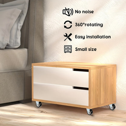 HeavyDuty 360 Swivel Casters Universal Mute Wheels for Furniture Trolleys  Cabinets WearResis