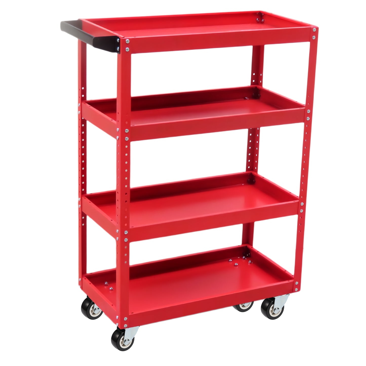 Heavy-Duty 360° Swivel Casters, Universal Mute Wheels for Furniture, Trolleys & Cabinets (Wear-Resistant)