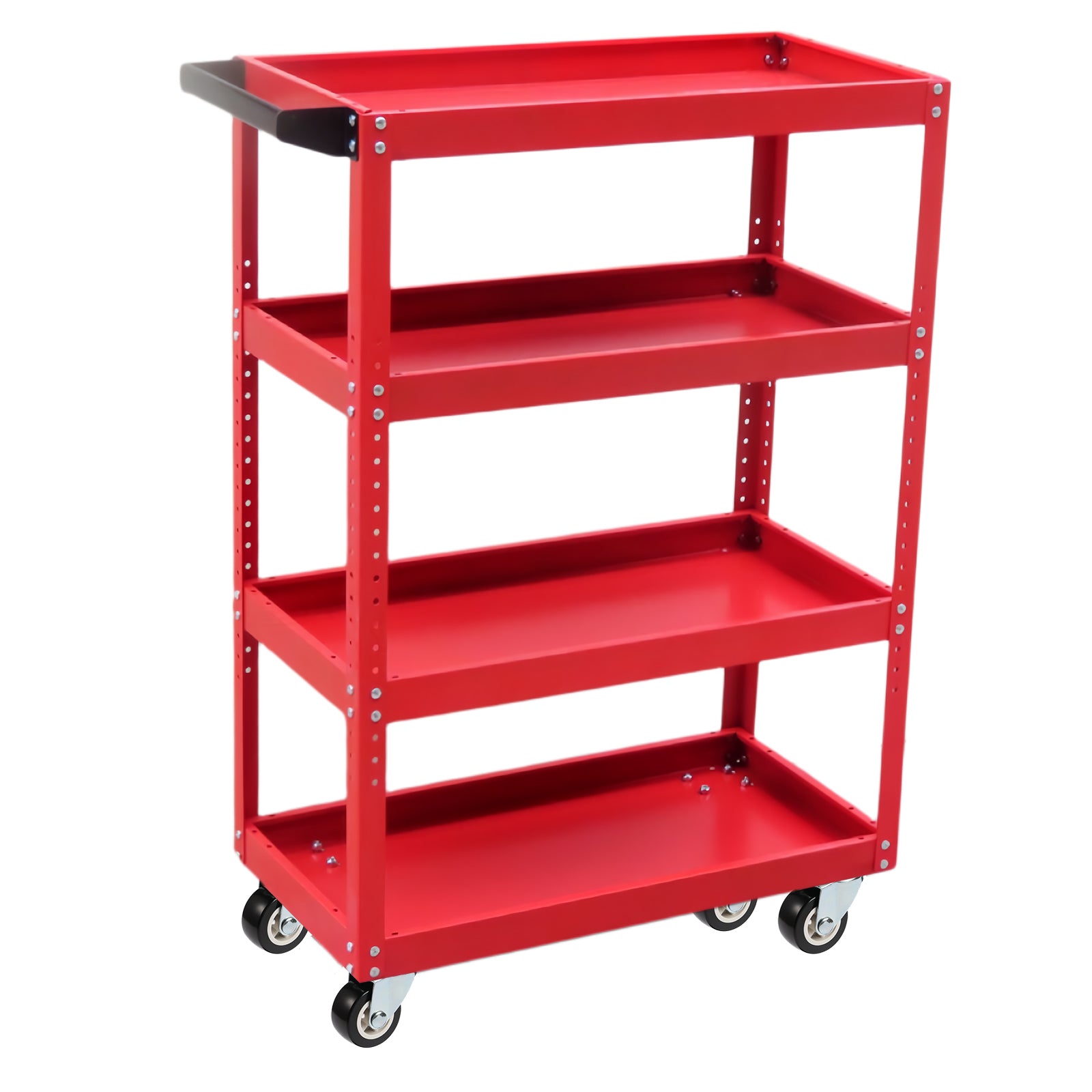 Heavy-Duty 360° Swivel Casters, Universal Mute Wheels for Furniture, Trolleys & Cabinets (Wear-Resistant)