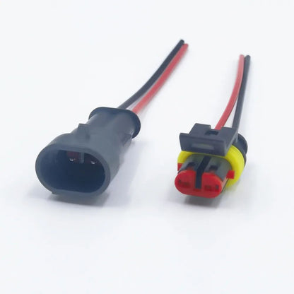 Waterproof Electrical Connector  10Pcs QuickConnect Terminals With Wire For Cars Boats  Marine 5