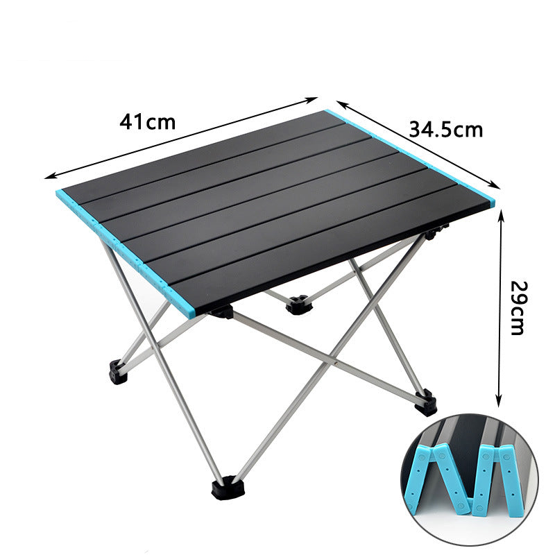 Ultralight Portable Folding Camping Table High Strength Aluminum Alloy For Outdoor BBQ  Picnic 6