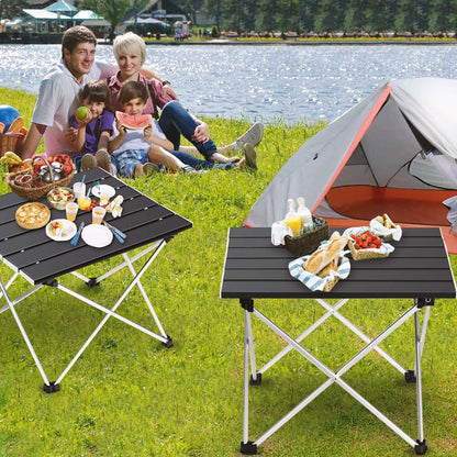 Ultralight Portable Folding Camping Table High Strength Aluminum Alloy For Outdoor BBQ  Picnic 5