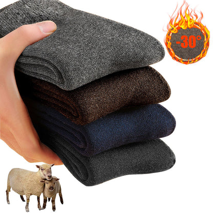 New Winter Super Thicker Warm Socks Merino Wool Socks for Men  Women  Cozy Snow Terry Socks for C