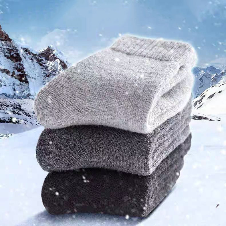 New Winter Super Thicker Warm Socks Merino Wool Socks for Men  Women  Cozy Snow Terry Socks for C