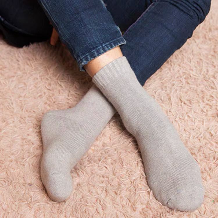 New Winter Super Thicker Warm Socks, Merino Wool Socks for Men & Women – Cozy Snow Terry Socks for Cold Weather