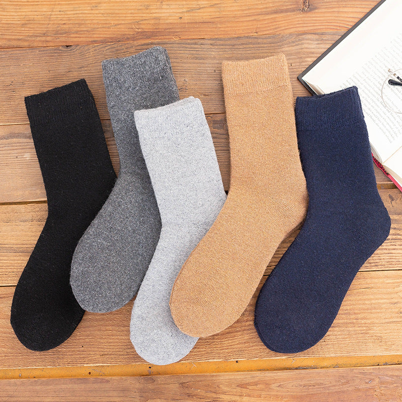 New Winter Super Thicker Warm Socks Merino Wool Socks for Men  Women  Cozy Snow Terry Socks for C
