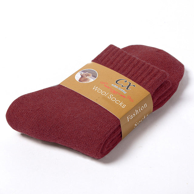 New Winter Super Thicker Warm Socks Merino Wool Socks for Men  Women  Cozy Snow Terry Socks for C
