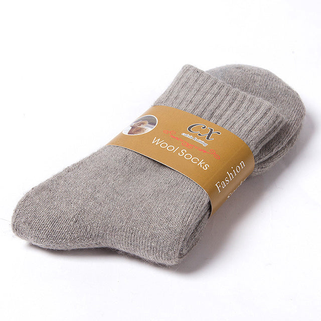 New Winter Super Thicker Warm Socks Merino Wool Socks for Men  Women  Cozy Snow Terry Socks for C