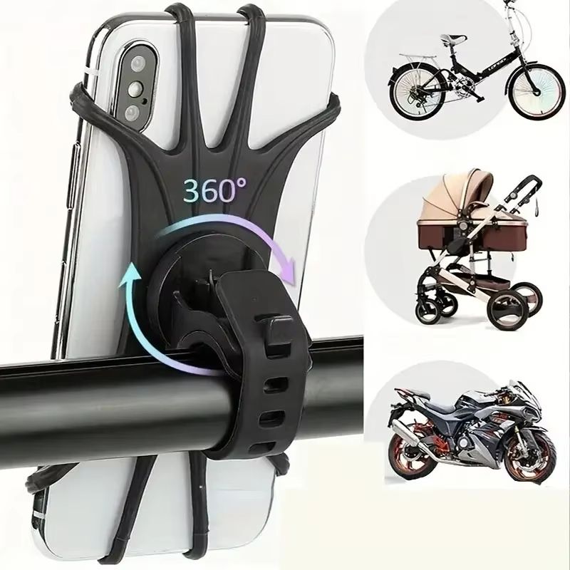 Universal Bike Phone Holder Detachable Bicycle  Motorcycle Phone Mount For IPhone Samsung Xiaomi 1