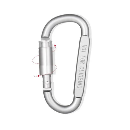 Tactical Aluminum Alloy Carabiner Set  EDC Keychain Clip For Camping Survival  Outdoor Adventures 4