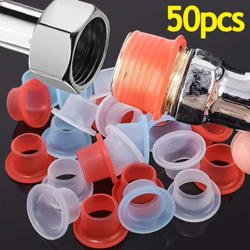 Leak Proof Silicone Faucet Sealing Gasket Washer Durable Triangle Valve Rubber Pipe For Dripping Pr 1