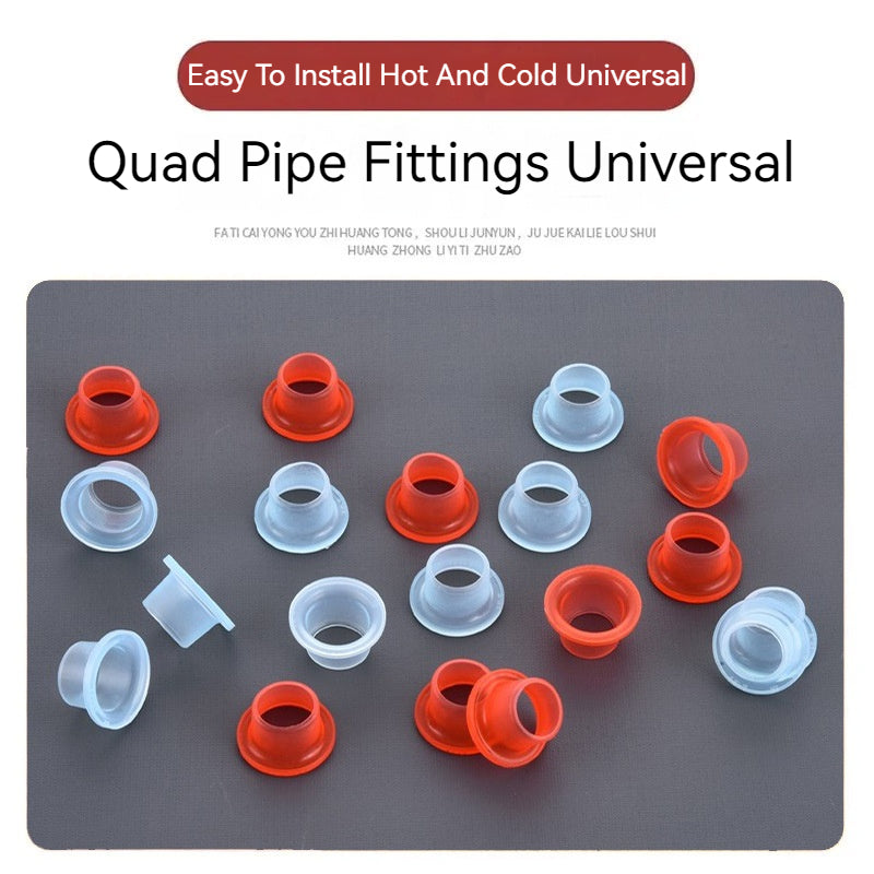 Leak Proof Silicone Faucet Sealing Gasket Washer Durable Triangle Valve Rubber Pipe For Dripping Pr 2
