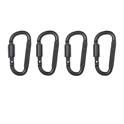 Tactical Aluminum Alloy Carabiner Set  EDC Keychain Clip For Camping Survival  Outdoor Adventures 7