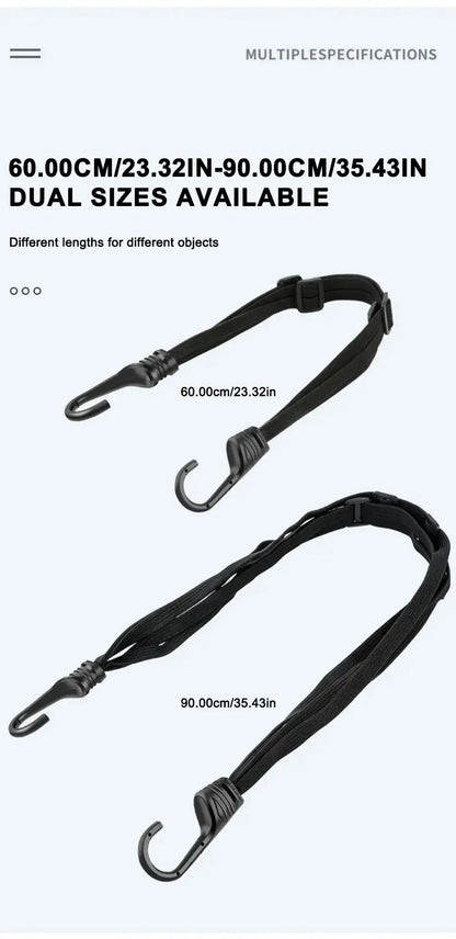Motorcycle Helmet Elastic Rope  Adjustable Fix Strap 60cm90cm For Secure Helmet Attachment 4