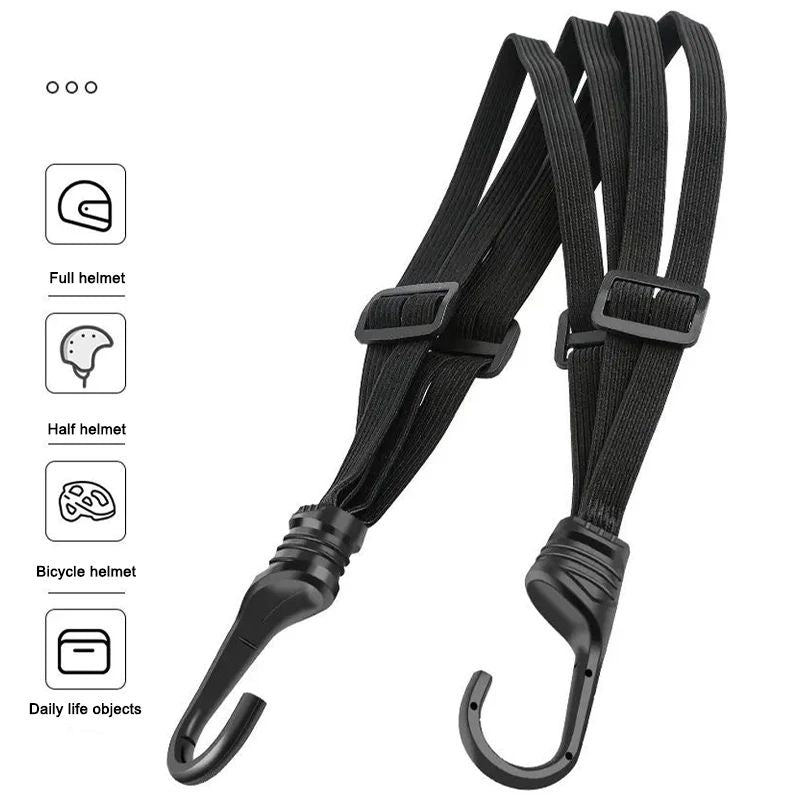 Motorcycle Helmet Elastic Rope  Adjustable Fix Strap 60cm90cm For Secure Helmet Attachment 10
