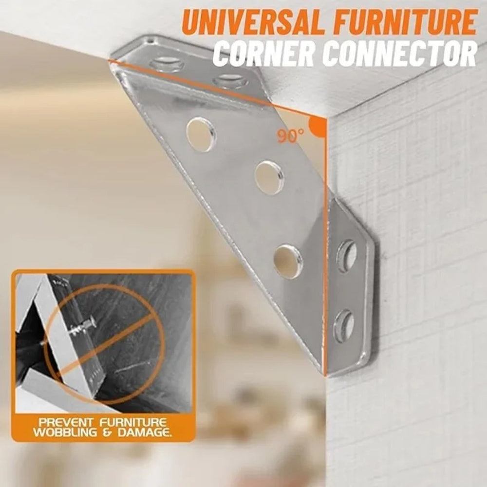 Thickened Stainless Steel Angle Code 90 Right Angle Fixed Bracket For Furniture Connectors  Joints 3