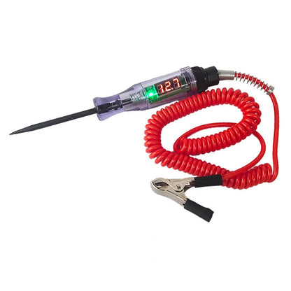 Car Truck Voltage Circuit Tester 6V24V Auto Diagnostic Probe Test Pen With Light Bulb For Electric  3