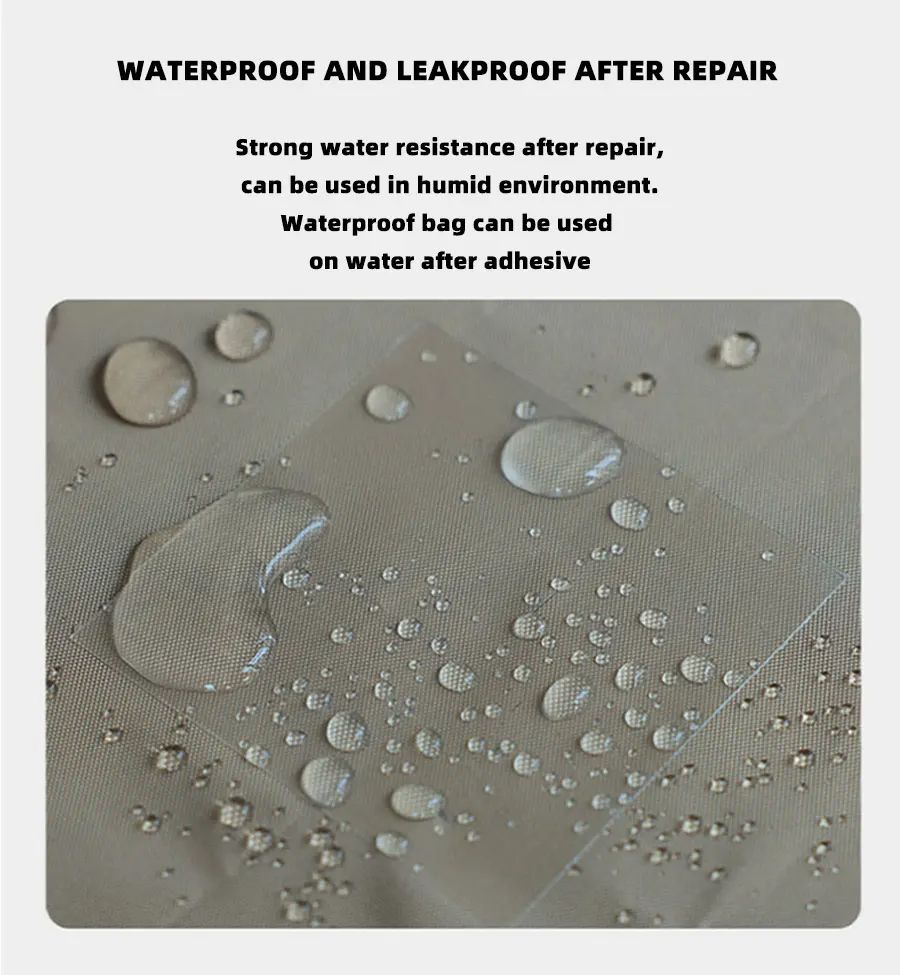 UltraStrong Waterproof Tape  High Strength  Toughness For Leak Repairs BlackTransparent 0