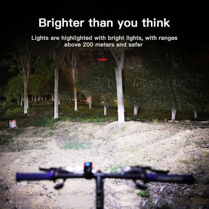 UltraBright T6 LED Bike Light USB Rechargeable Bicycle Headlight for MTB Cycling  Scooters 1000