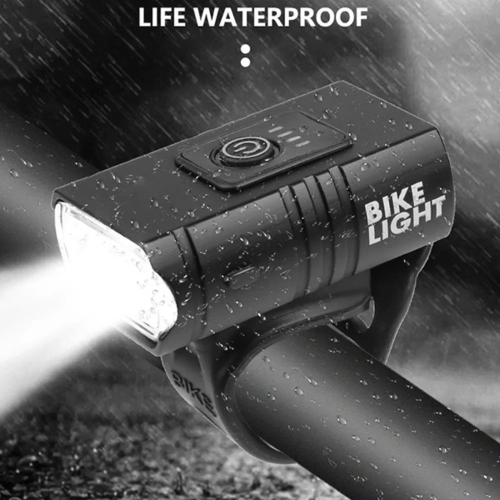 UltraBright T6 LED Bike Light USB Rechargeable Bicycle Headlight for MTB Cycling  Scooters 1000