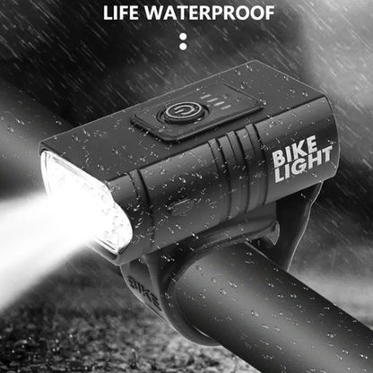 UltraBright T6 LED Bike Light USB Rechargeable Bicycle Headlight for MTB Cycling  Scooters 1000