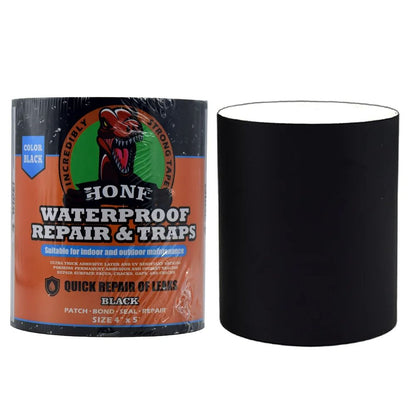 UltraStrong Waterproof Tape  High Strength  Toughness For Leak Repairs BlackTransparent 15