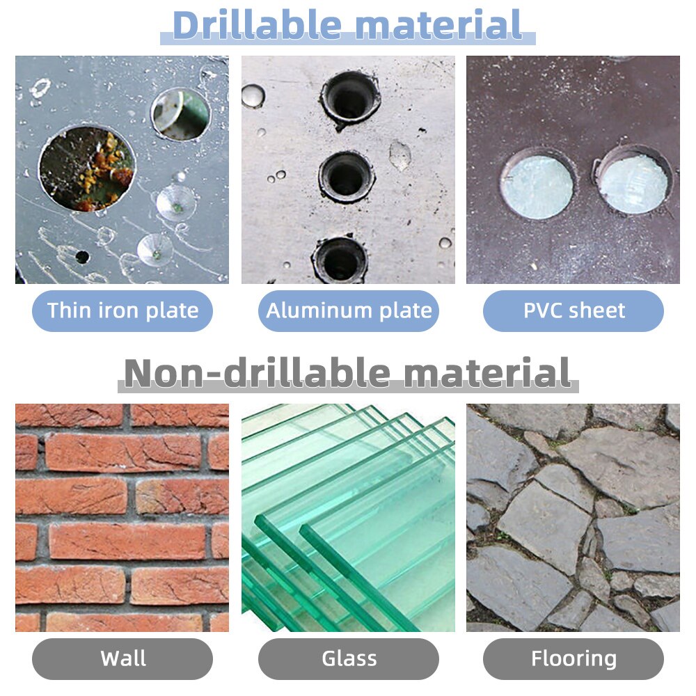 HighSpeed Steel Core Drill Bit Set Straight Groove Step Drill For Wood  Metal DIY Hole Cutter Kit 3