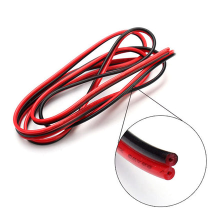 2PIN Tinned Copper Wire, PVC Insulated Red/Black Cable for LED Strip Light Extension & Electrical Projects (20M)