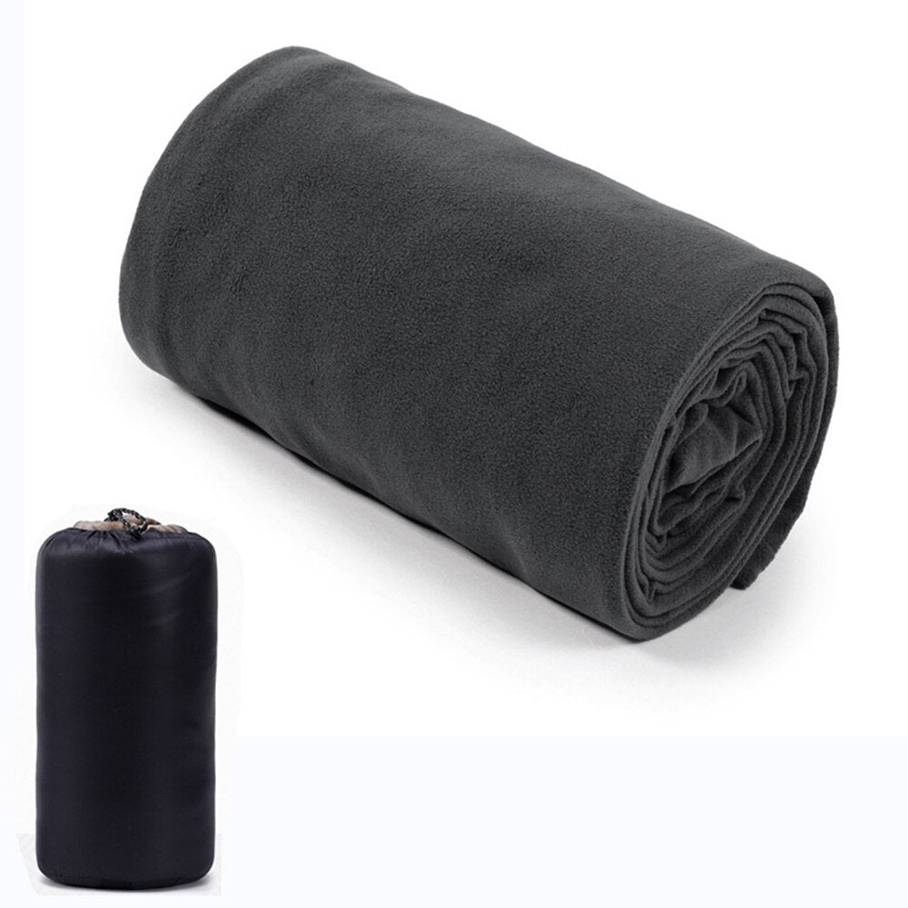 UltraLight Fleece Sleeping Bag Liner Portable Polar Travel Sheet For Camping  Backpacking 8