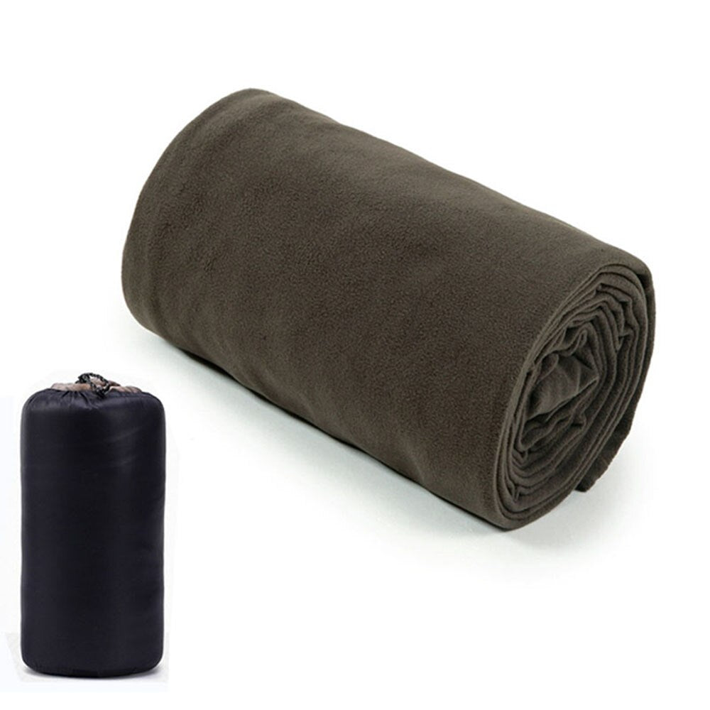 UltraLight Fleece Sleeping Bag Liner Portable Polar Travel Sheet For Camping  Backpacking 11