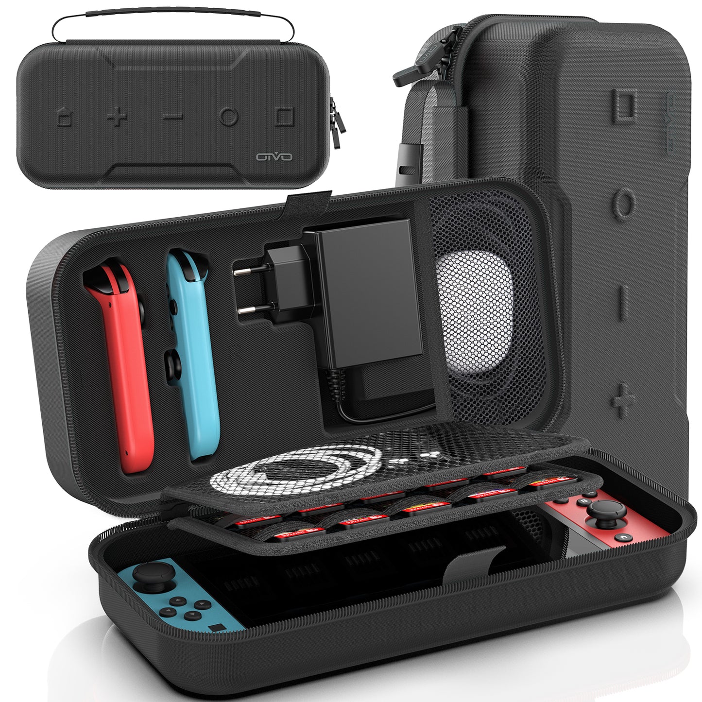 OIVO Large Storage Bag for Nintendo Switch Waterproof Travel Case AntiScratch Carrying Bag for Sw