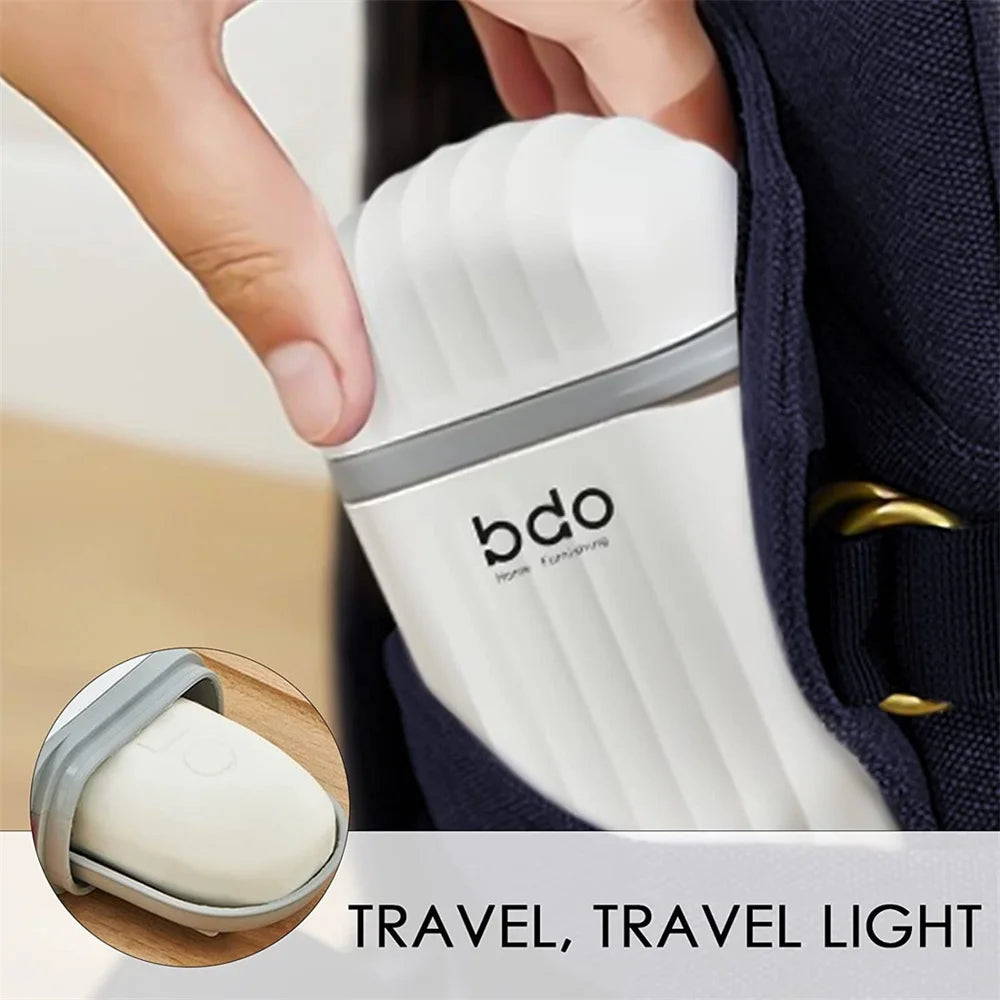 Portable Soap Dishes Sealed Storage Box Waterproof  Convenient Soap Box For Travel Home And Outdoor 4