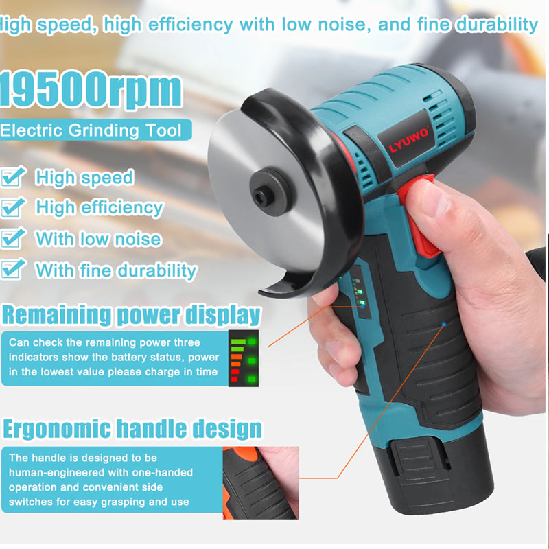 Mini Angle Grinder Kit Wireless Filling Grinder For DIY Jewelry  Metal Work Portable Diamond Cuttin 5