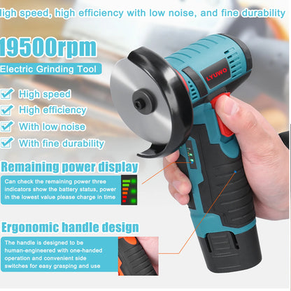 Mini Angle Grinder Kit Wireless Filling Grinder For DIY Jewelry  Metal Work Portable Diamond Cuttin 5