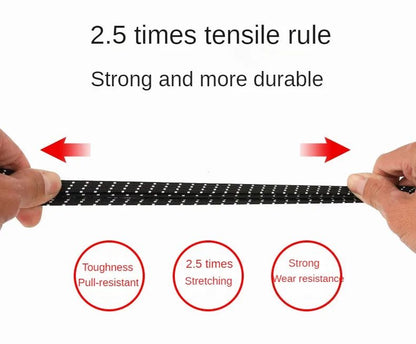 HeavyDuty Elastic Luggage Rope Straps With Hook  Secure Bike Bag Carrier Rubber Belt  Buckle Rope F 2