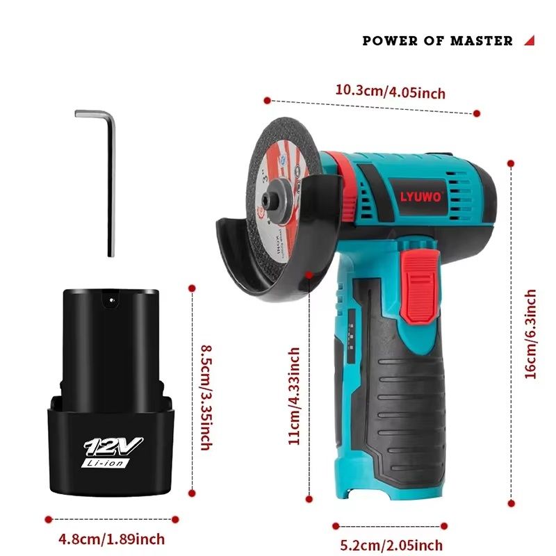 Mini Angle Grinder Kit Wireless Filling Grinder For DIY Jewelry  Metal Work Portable Diamond Cuttin 1