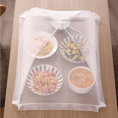 Foldable Food Cover Mesh Large Insect Proof Dish Cover For IndoorOutdoor Use Washable  Windproof 1