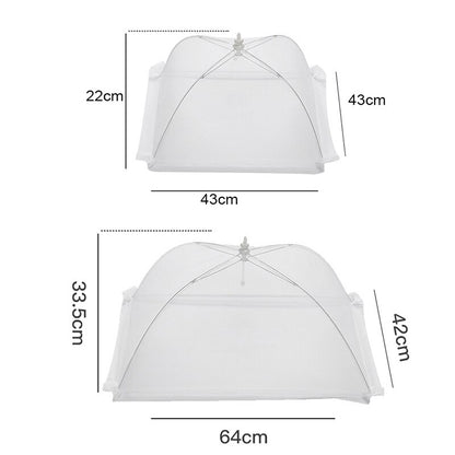 Foldable Food Cover Mesh Large Insect Proof Dish Cover For IndoorOutdoor Use Washable  Windproof 5