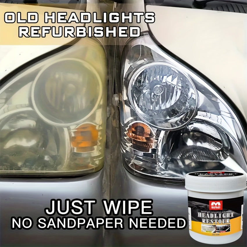 Car Headlight Restoration Kit Headlamp Scratch Remover  Oxidation Polish Liquid For Crystal Clear L 2
