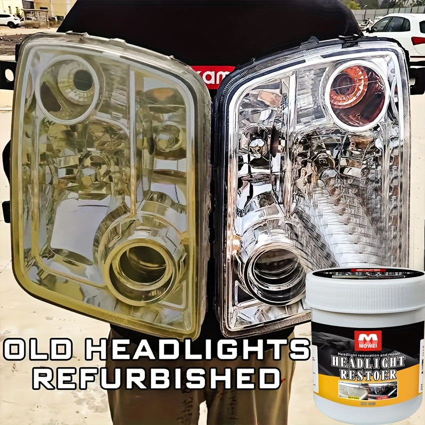 Car Headlight Restoration Kit Headlamp Scratch Remover  Oxidation Polish Liquid For Crystal Clear L 3