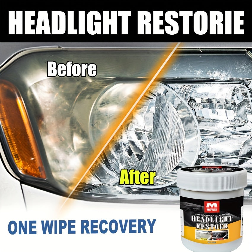 Car Headlight Restoration Kit Headlamp Scratch Remover  Oxidation Polish Liquid For Crystal Clear L 4