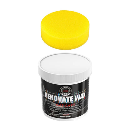 Premium Car Bumper Repair Paste Fixes Scratches on Artificial Leather Deep Black Effect Car Polis