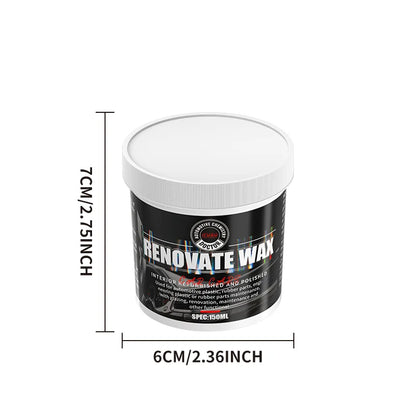 Premium Car Bumper Repair Paste Fixes Scratches on Artificial Leather Deep Black Effect Car Polis