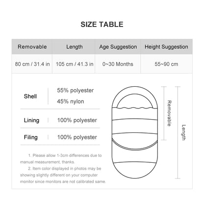 Universal Baby Stroller Footmuff, Winter Warm Thicker Envelope, Universal Pram Baby Stroller
