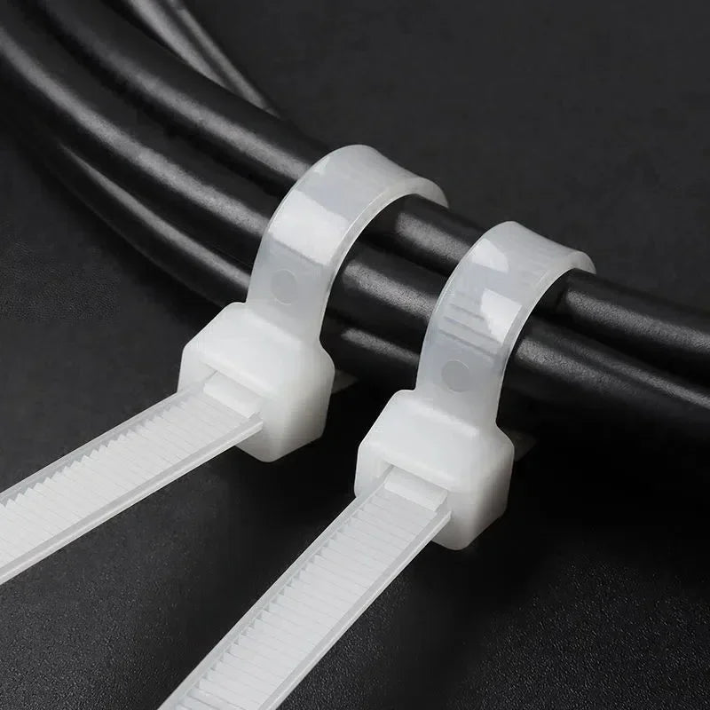 Premium Cord Ties & Straps, Durable Nylon Cable Ties for Home, Office & DIY Organizing