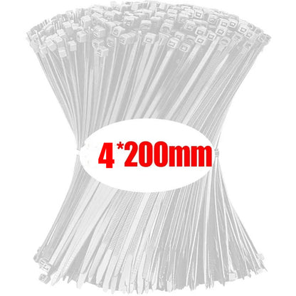 Premium Cord Ties  Straps Durable Nylon Cable Ties for Home Office  DIY Organizing