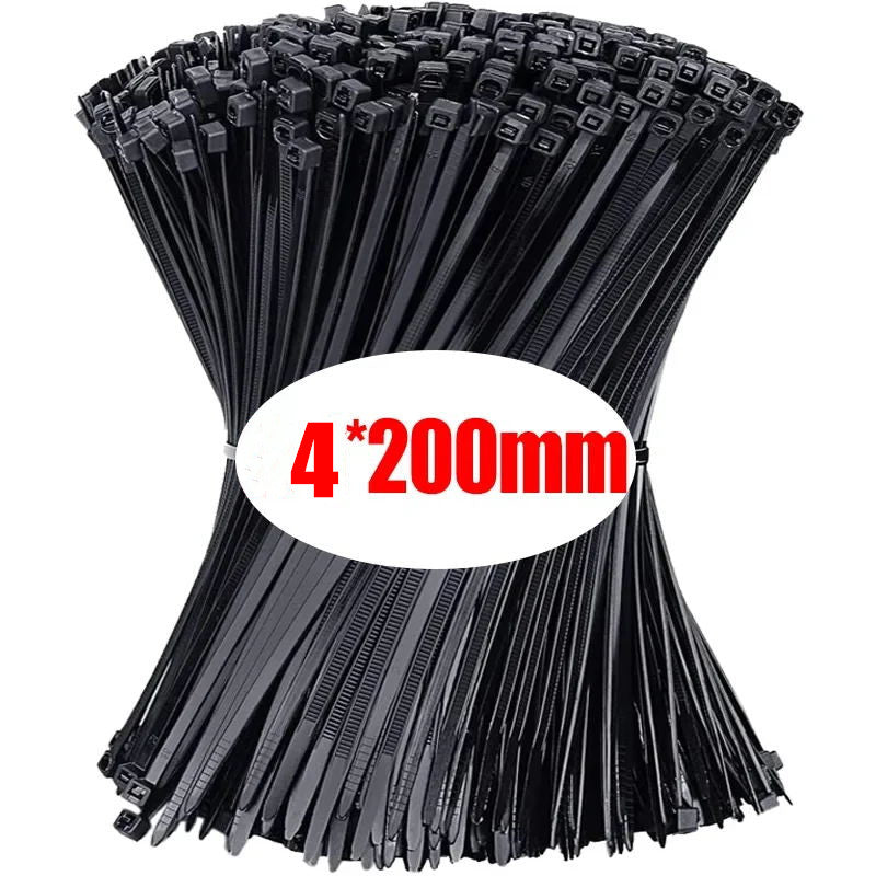 Premium Cord Ties  Straps Durable Nylon Cable Ties for Home Office  DIY Organizing