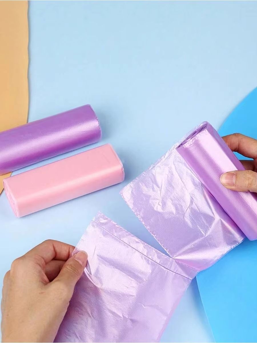 Disposable Small Trash Bags Compact Garbage Bags For Kitchen Office 4
